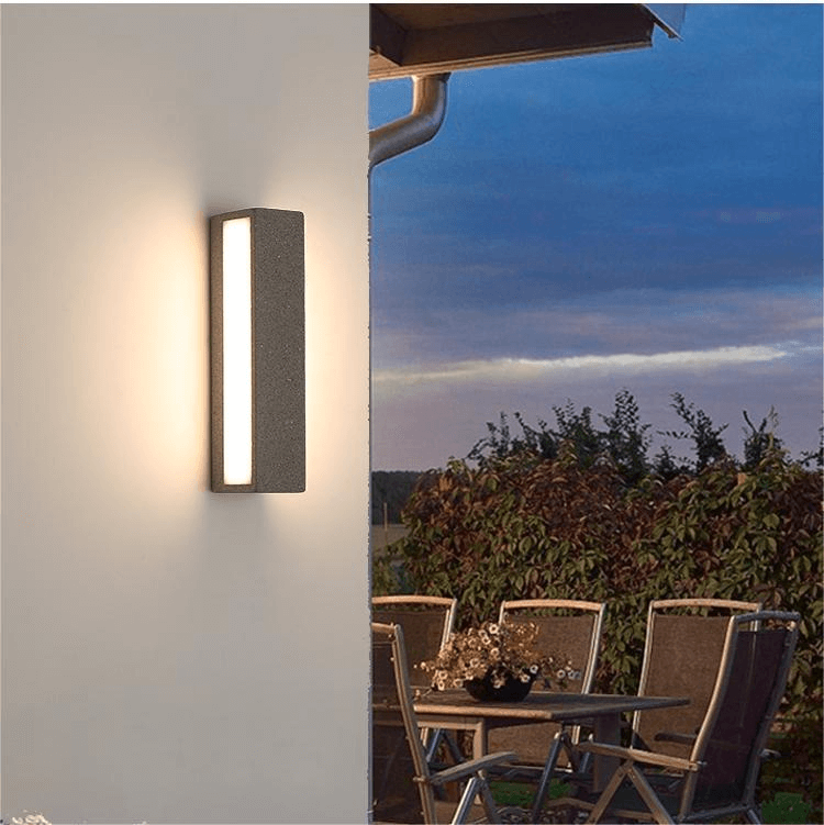 Moderne LED Udendørs Væglampe til Gård, Terrasse, Balkon