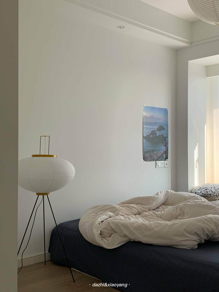 Lampadaire En Papier De Riz
