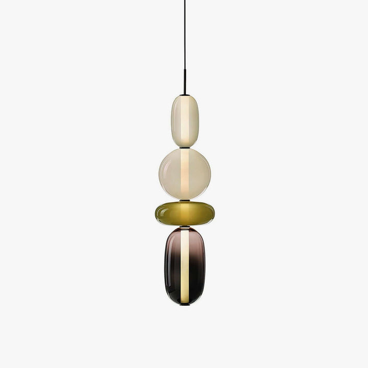Lampe Pendante En Verre Confit