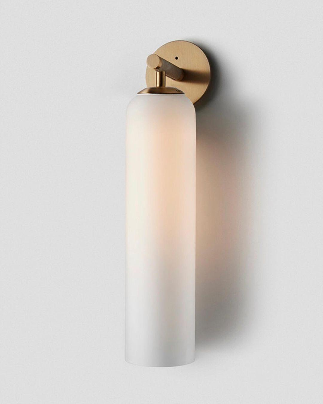 Moderne glas væglampe