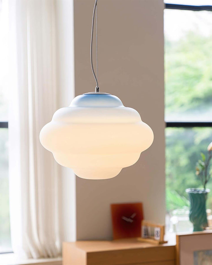 Moderne pendellampe med gradient farve