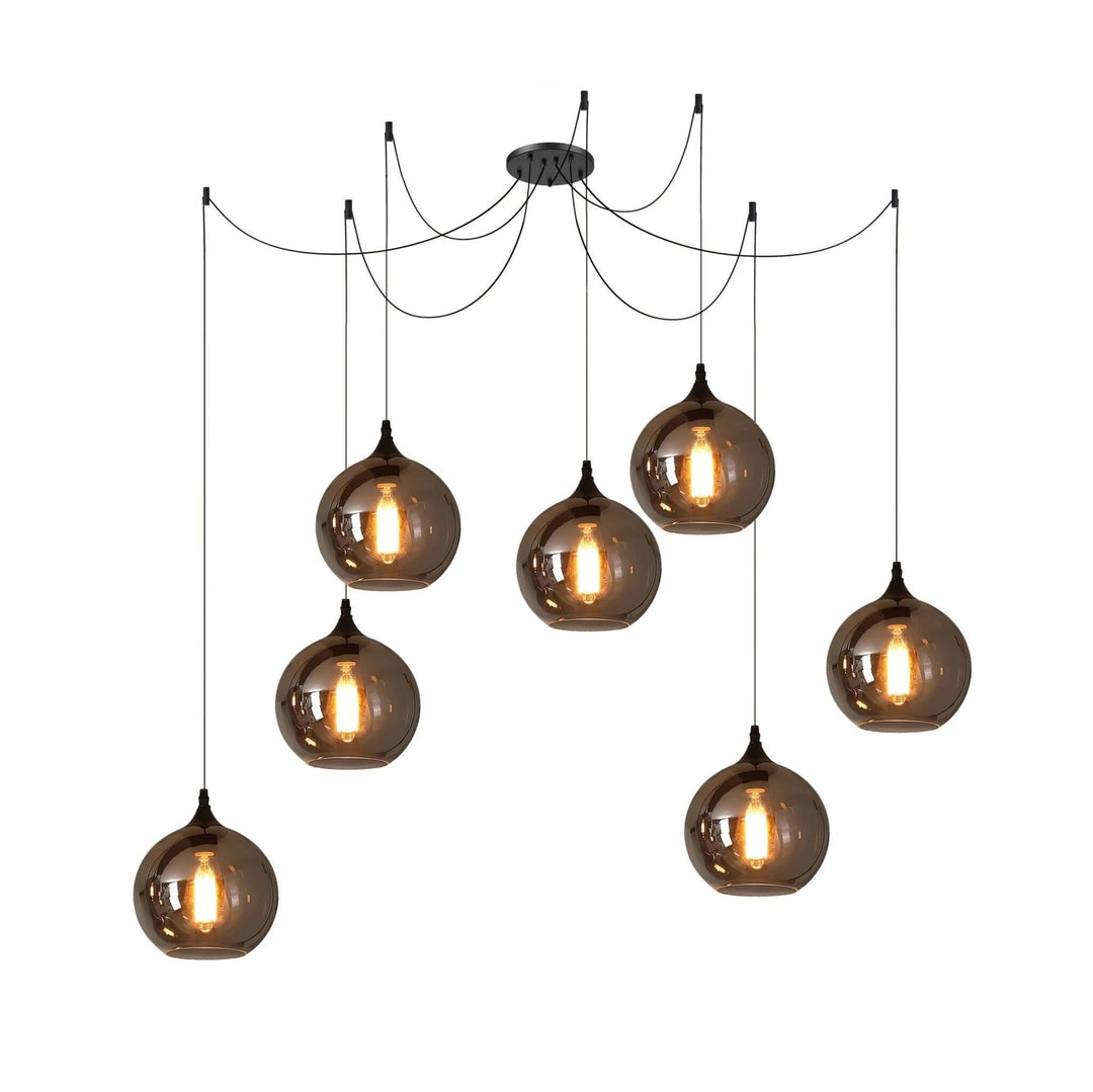 Moderne Glasflaske Pendellampe