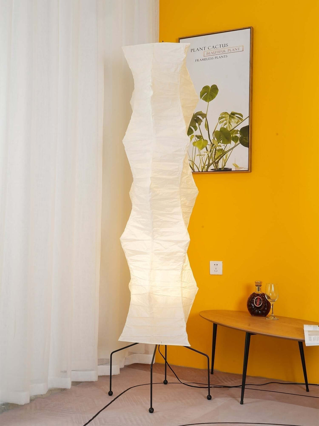 Lampadaire En Papier De Riz