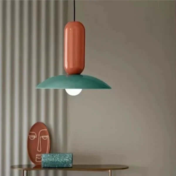 Macaron Frisbee Pendel Lampe