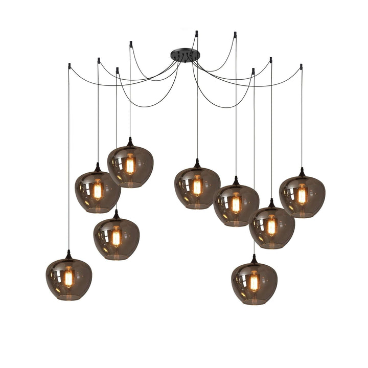Moderne Glasflaske Pendellampe