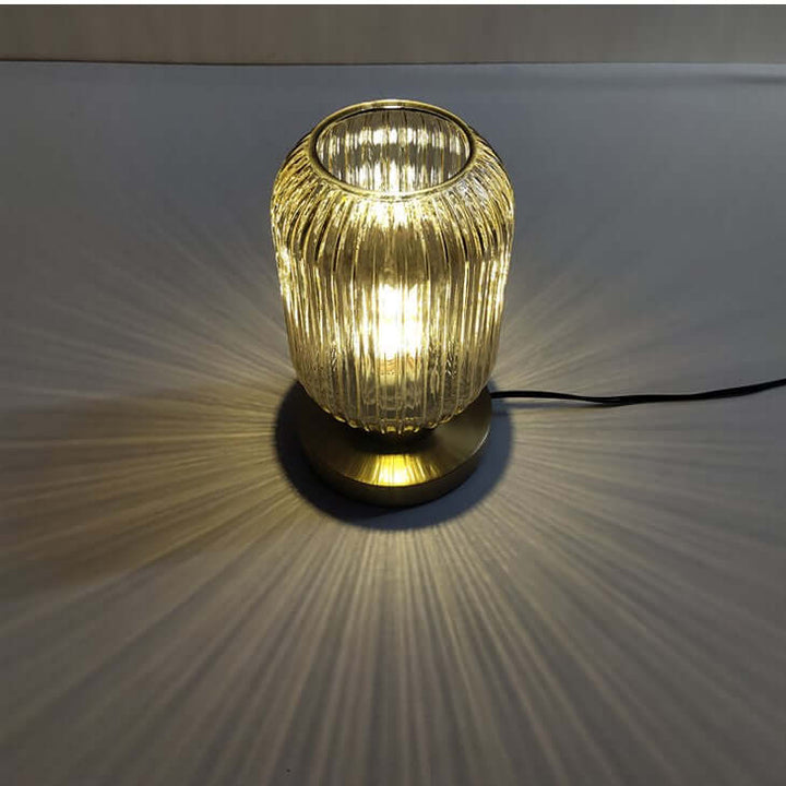 Moderne bordlampe hvid stil B