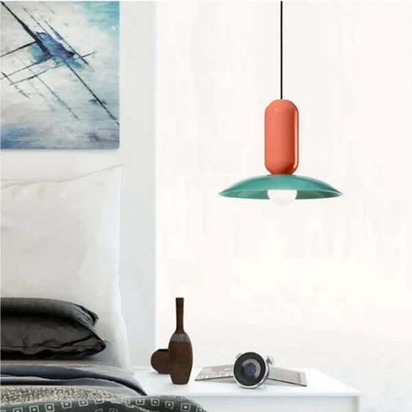 Macaron Frisbee Pendel Lampe