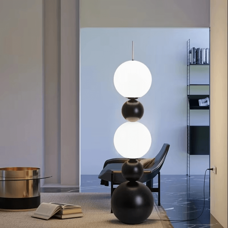 Moderne gulvlampe - Naturligt design