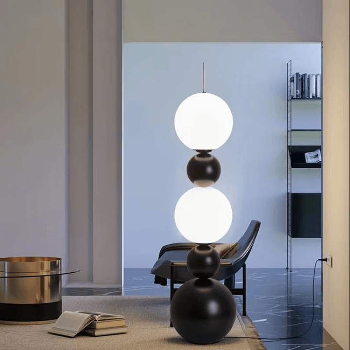 Moderne gulvlampe - Naturligt design