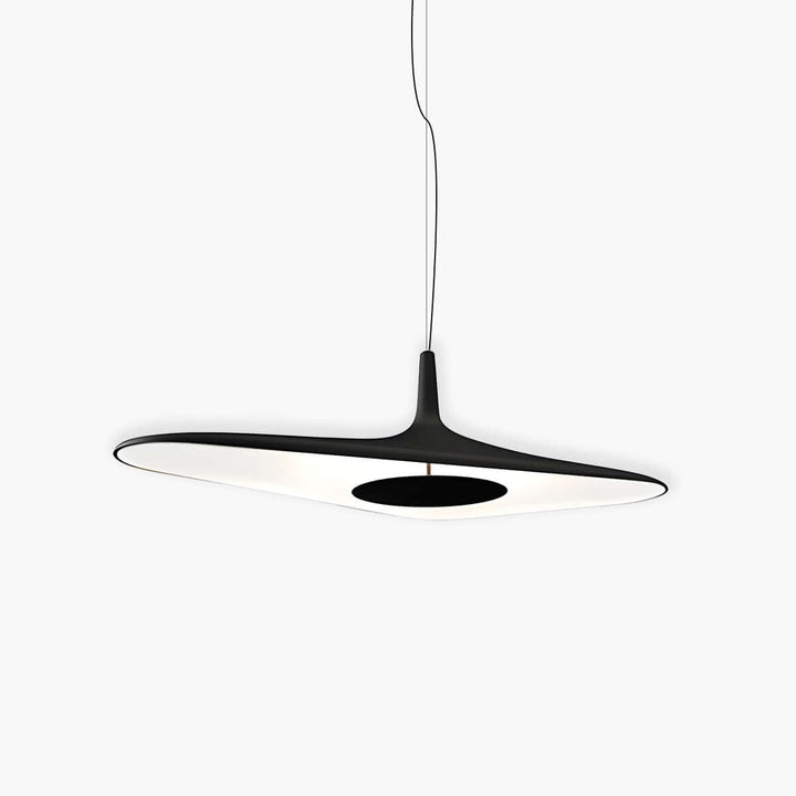 Unik loftlampe i sort