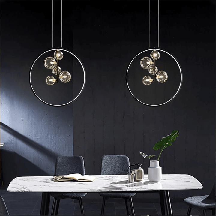 Moderne Glas-LED Hængelampe