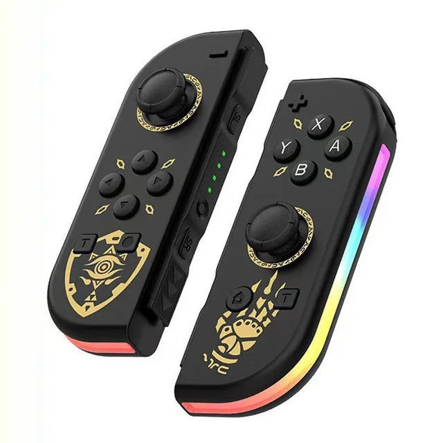 GamePulse trådløs gaming controller med RGB, ergonomisk design til PC & konsol gaming.