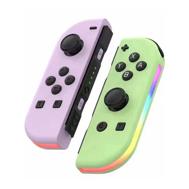 GamePulse Bluetooth gamepad med dynamisk RGB-belysning, perfekt til trådløs spiloplevelse.