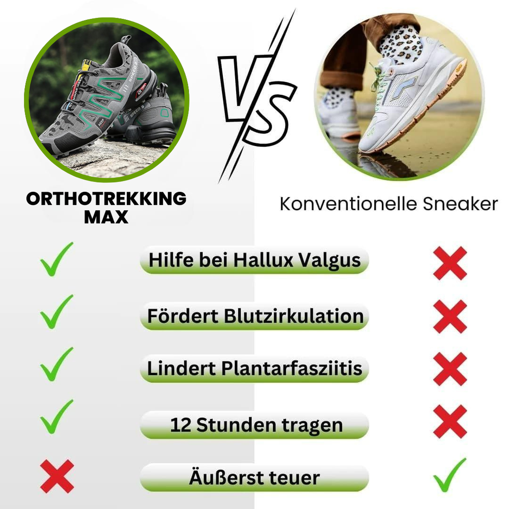 Grå ergonomiske trekking sko med fodstøtte til vandring og udendørs brug.