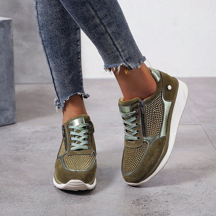 Alsidige grå unisex ortopædiske sko, findes også i grøn og khaki, til daglig brug med støtte.