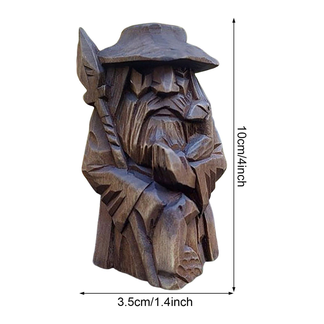 Boligtilbehør: Tyr statuette til din vikingeindretning. Håndværk af høj kvalitet.
