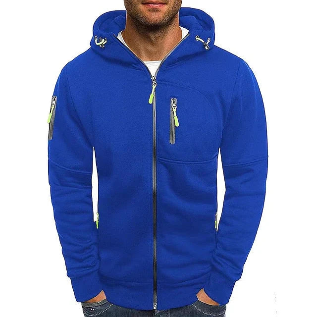 Klassisk herre pullover hættetrøje, alsidig og komfortabel for moderne mænds mode og streetwear.