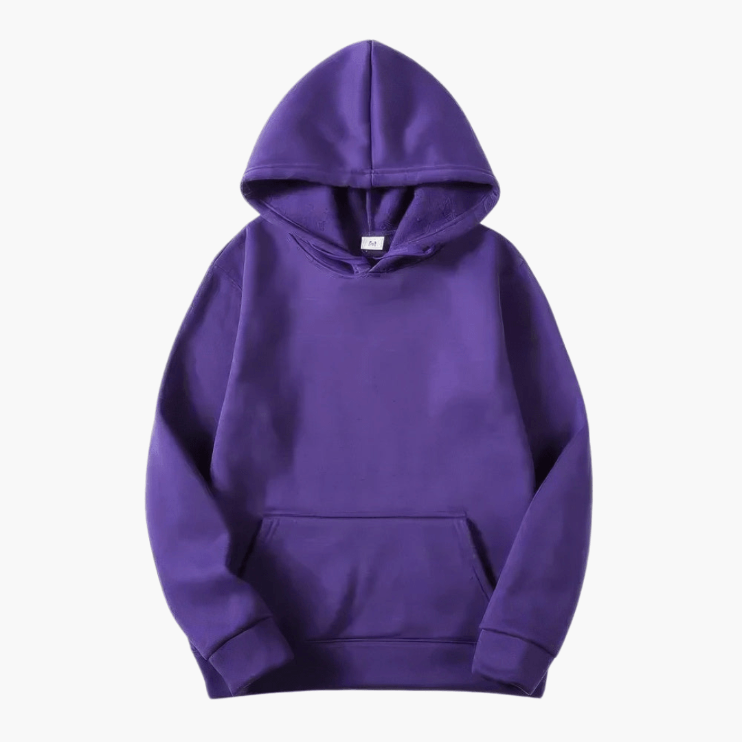 Varm og komfortabel herre hættetrøje, en essentiel sweatshirt til afslappet stil.