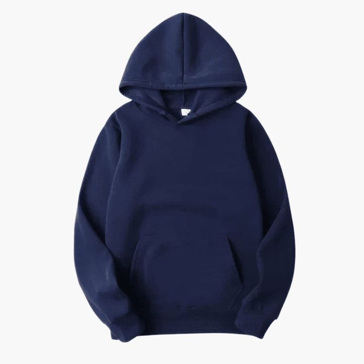 Varm herre sweatshirt med hætte, perfekt til kølige dage og casual stil.