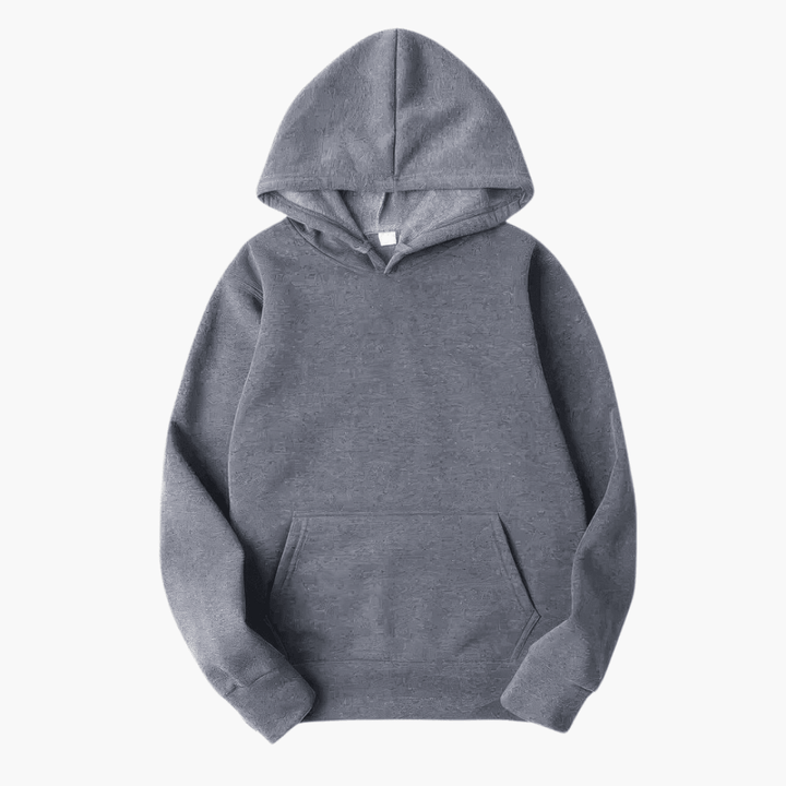 Herre hættetrøje i blødt stof, en alsidig sweatshirt til moderne herrer.