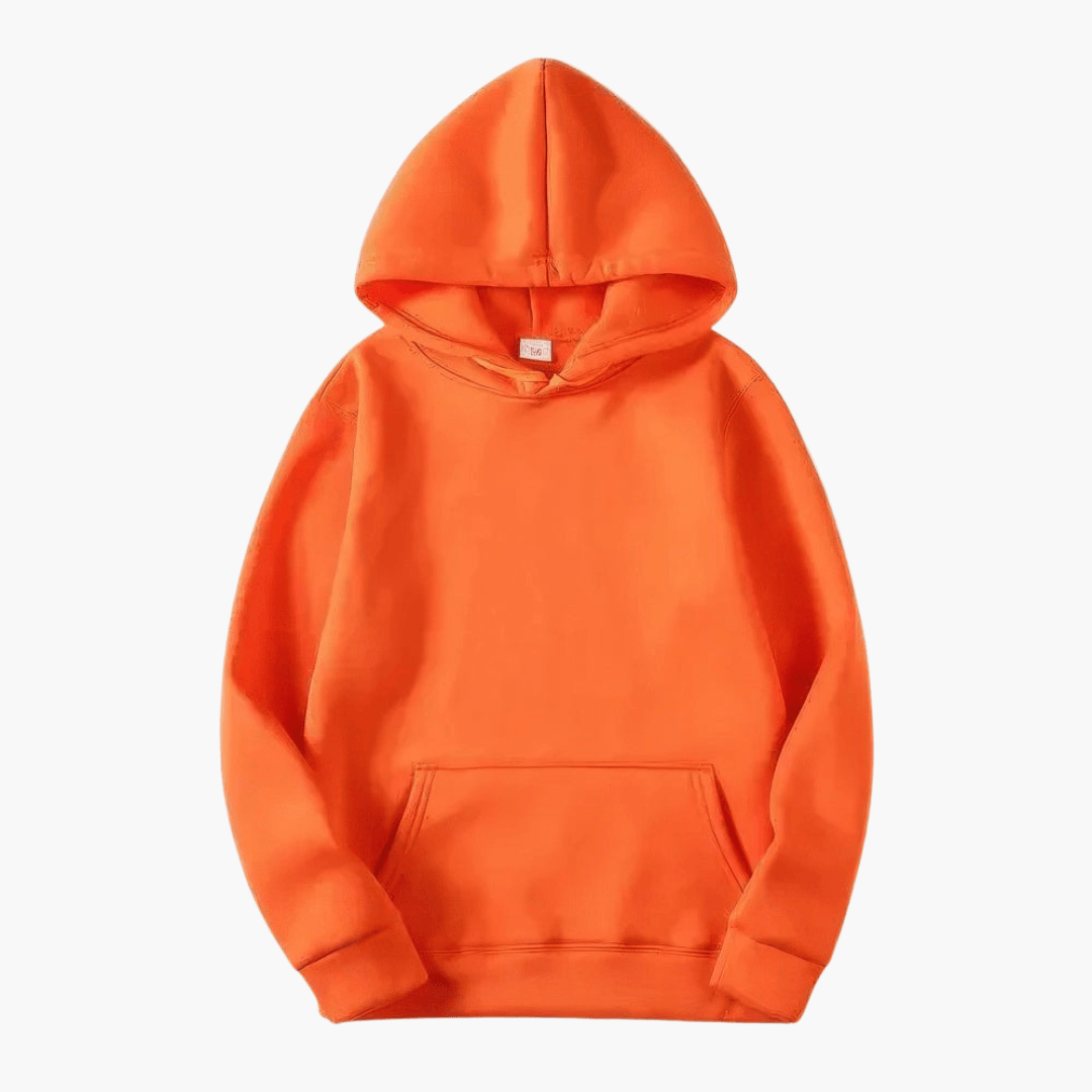 Varm herre sweatshirt med hætte, ideel til efterår og vinterens casual look.