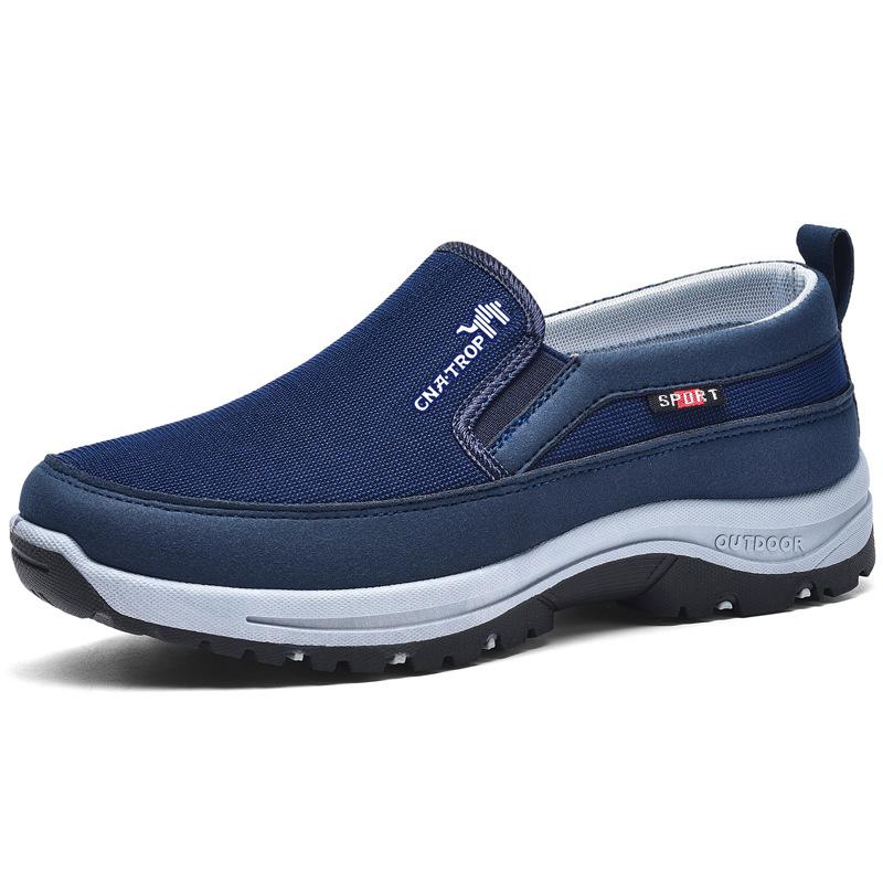 Ergonomiske slip-on herresko. Med avanceret svangstøtte og optimal komfort for langvarig brug.
