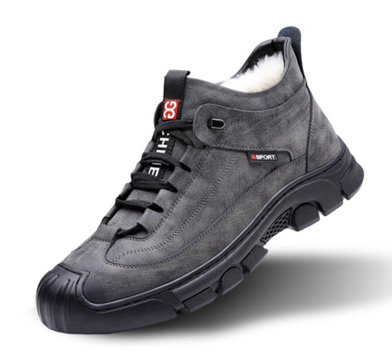 Vinterklare herre sneakers i sort eller grå. Ultimativ komfort og stil til den kolde årstid.