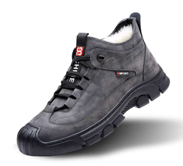 Vinterklare herre sneakers i sort eller grå. Ultimativ komfort og stil til den kolde årstid.