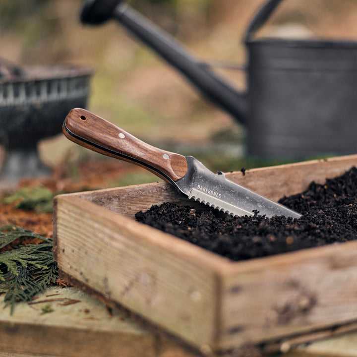 Alsidigt Hori Hori plantekniv og havekniv, perfekt til præcis plantning og ompotning.