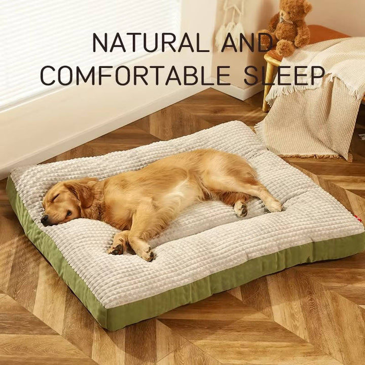 Varm hundekurv med tyk fleece, der giver ultimativ komfort og hygge for din hund.