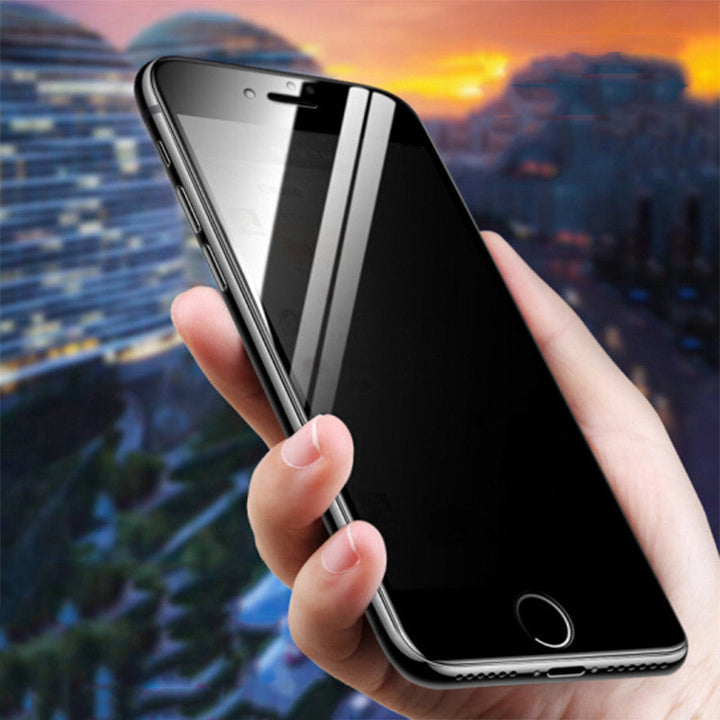 iPhone privatlivsbeskyttende skærmbeskytter, 9H hårdhed, HD-gennemsigtighed, fuldskærms dækning, hærdet glas.