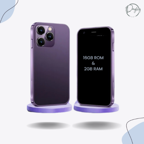 Dobbelt SIM-kort slot i mini smartphone. Praktisk kompakt telefon til rejser og erhverv.