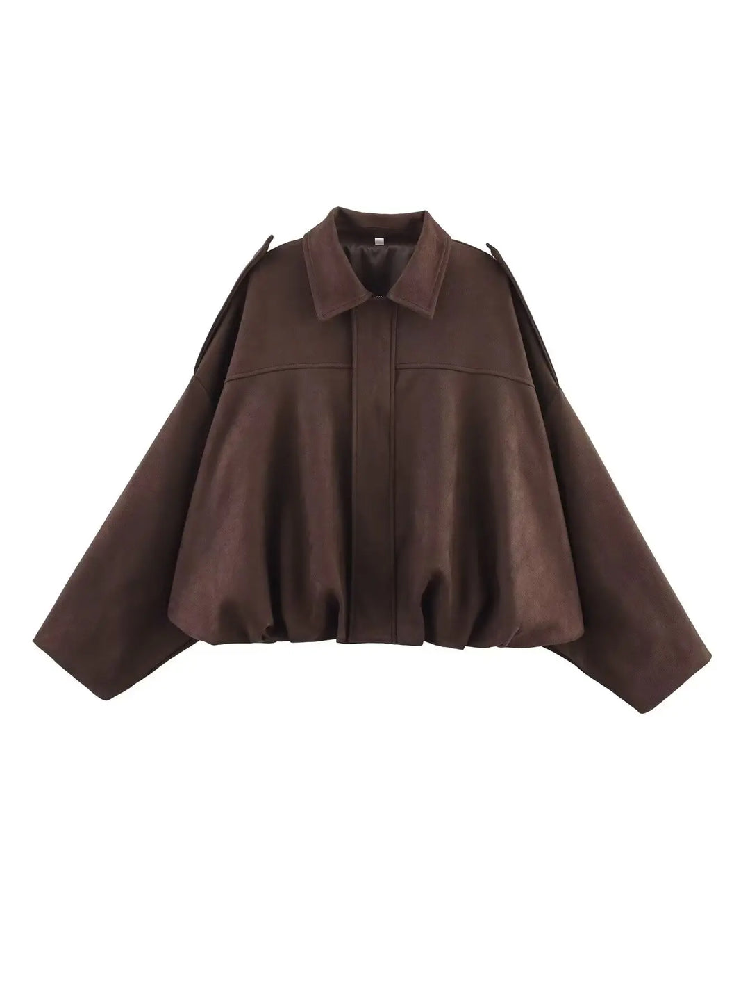 Alsidig kort jakke til kvinder med lynlås, en trendy streetwear forårsjakke. Perfekt til et moderne, afslappet look.