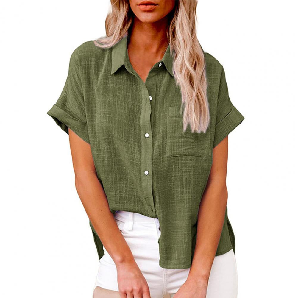 Kvinder løs sommerbluse "Sofia" i let stof, perfekt til casual og elegante sommerdage. Komfortabel kvindetop.