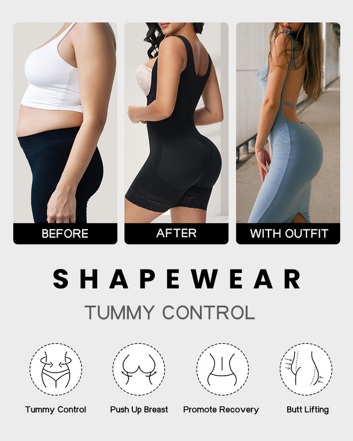 Kvinderes shapewear, giver fasthed og løfter diskret, mens det skaber en smuk silhuet.
