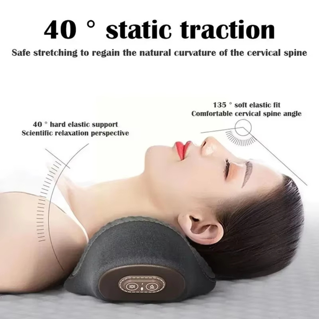 LindPude med varme & vibration for dyb lindring af muskelspændinger i ryggen. Ultimativ terapi.