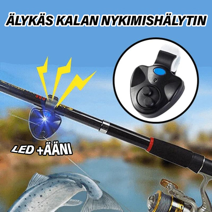 "Älykäs kalastushälytyslaite LED-valoilla, kiinnitetty vapaaseen; Kompakti, vedenpitävä laite kalastustarvikkeena"