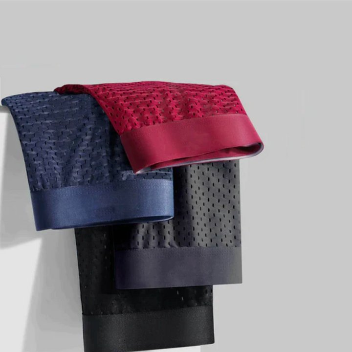 Åndbare og fleksible herre boxershorts i 10-pak. Komfortabelt undertøj perfekt til mænds hverdag.