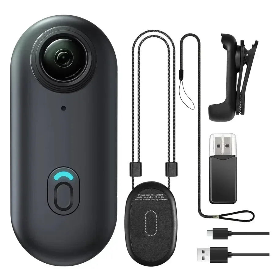 Actionkamera 4K, vandtæt, med nem WiFi-forbindelse og 360° holder. Optag eventyr i høj kvalitet.