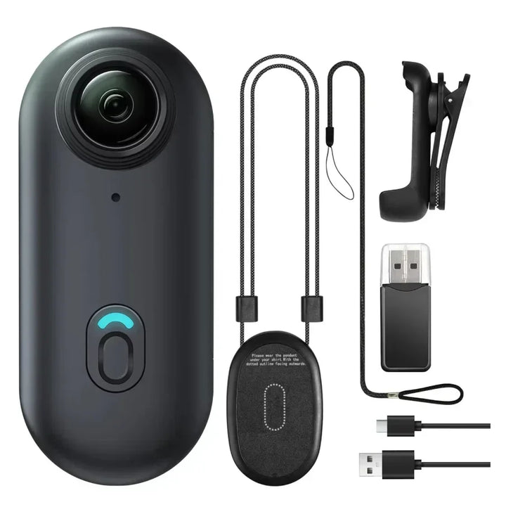 Actionkamera 4K, vandtæt, med nem WiFi-forbindelse og 360° holder. Optag eventyr i høj kvalitet.