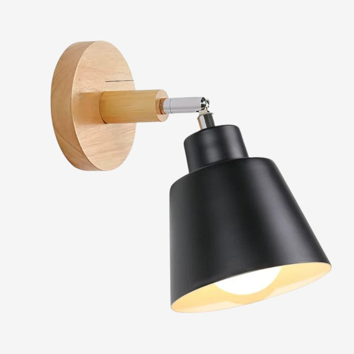 Moderne LED væglampe med justerbart hoved. Perfekt indendørs belysning og læselampe.
