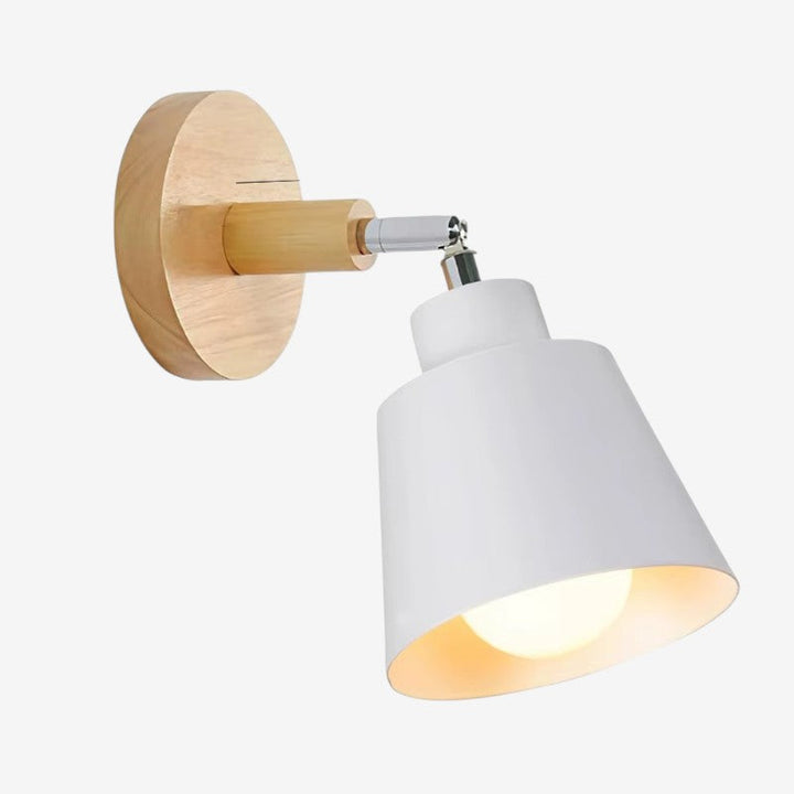 Minimalistisk LED væglampe til stue. Justerbart lys, perfekt som spotlight eller ganglampe.