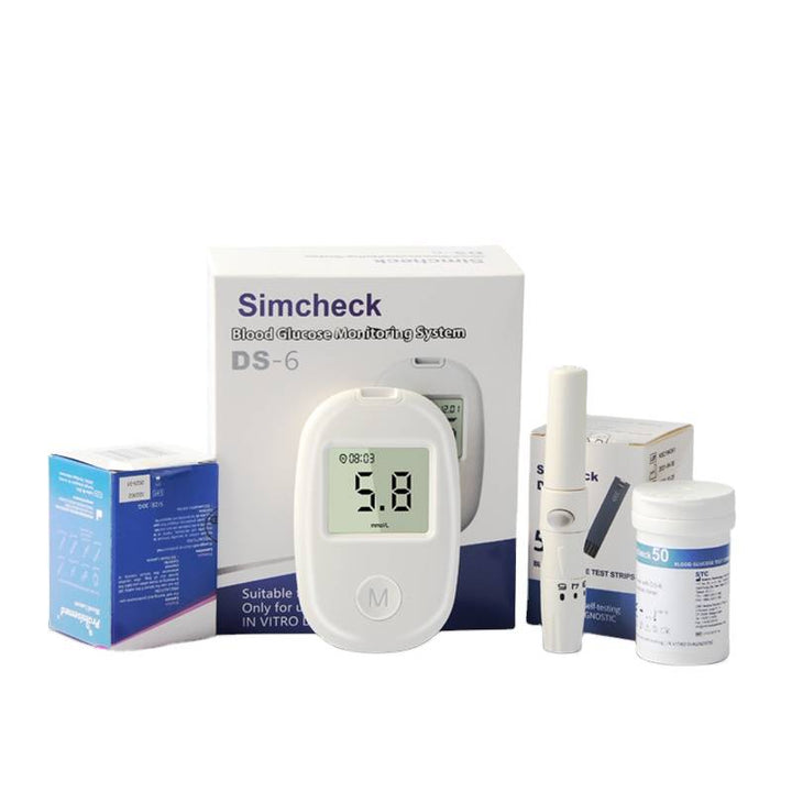 Præcis blodsukkermåler til hjemmebrug. Digital glucometer for hurtig og nem diabetesmåling af blodsukker.
