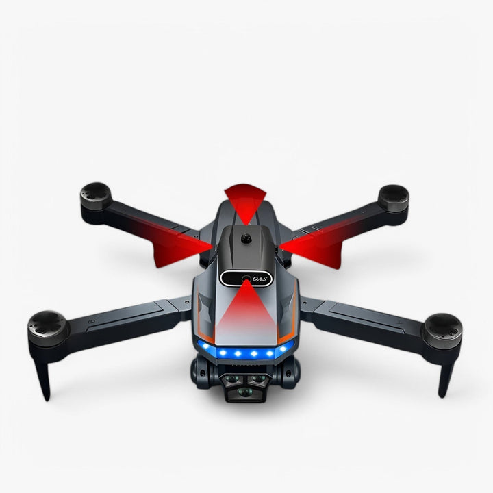 Kraftfuld RC drone med 8K kamera til videooptagelse og forhindringsundgåelse for en stabil og sikker flyveoplevelse.