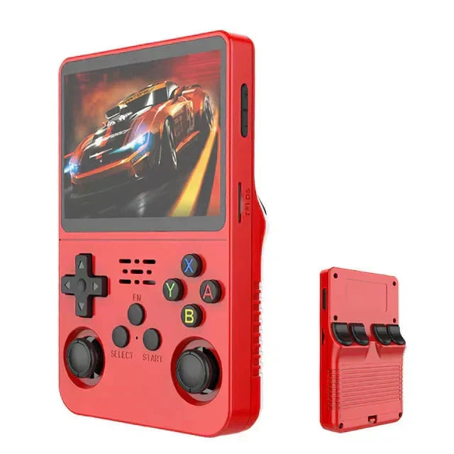 Elegant designet retro spilkonsol med HD skærm og 20.000 klassiske spil til gaming underholdning.