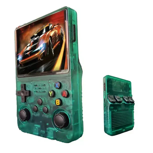 Nostalgisk bærbar konsol, der leverer en fantastisk HD spiloplevelse med tusindvis af retro spil.