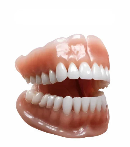 Forbedr mundhygiejne og udseende med en skræddersyet protese for et strålende naturligt smil.
