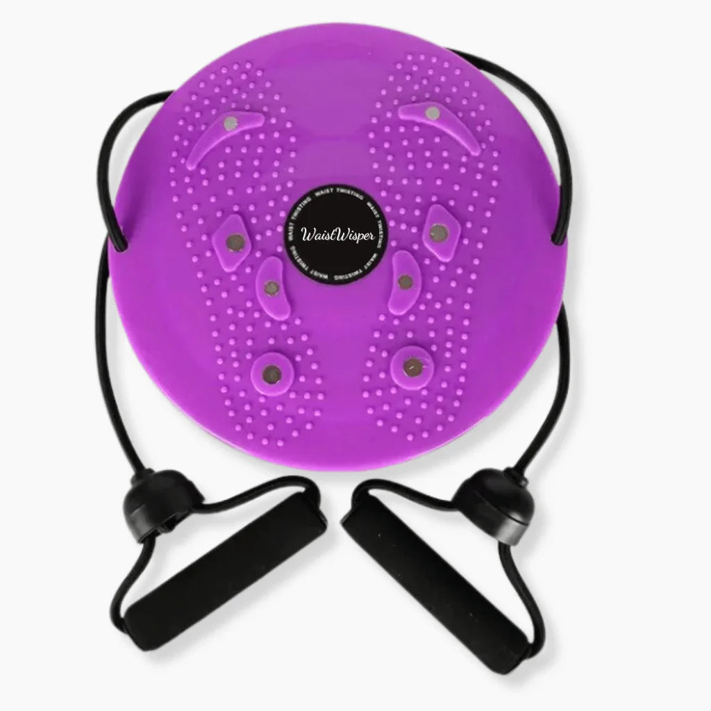 SlimSpin twister-skive for kvinders fitness. Styrk mavemuskler og få en slank talje med hjemmetræning.