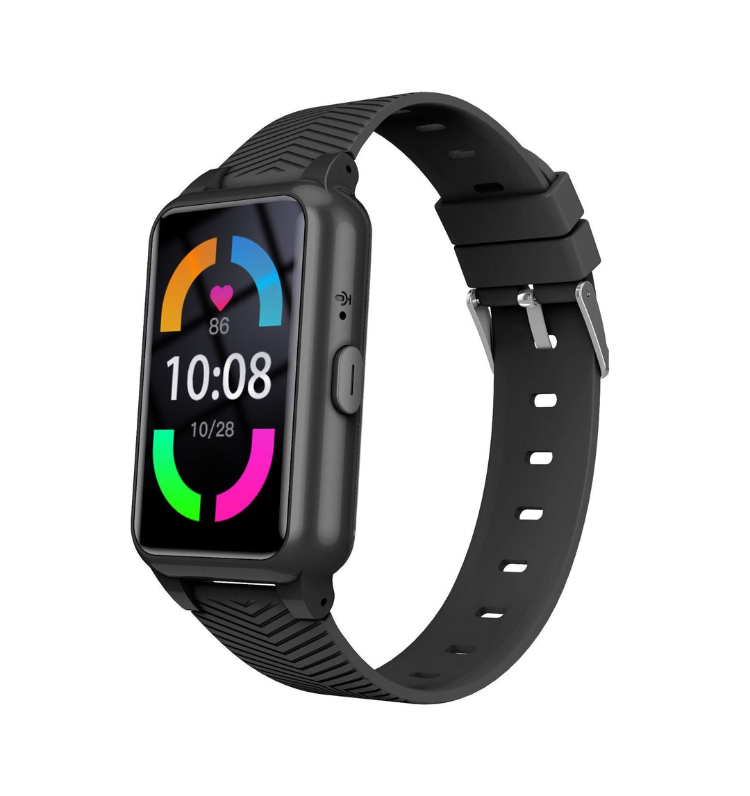 Smartwatch til seniorer med falddetektion og GPS på ældre håndled for øget tryghed og sikkerhed.