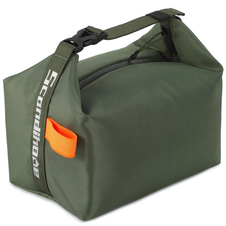 Stilfuld unisex isoleret madpakke taske i polyester, praktisk til frokost og picnic, perfekt til hverdagsbrug.
